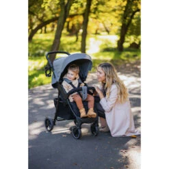 4Baby Rapid XXIII Grey Melange Wandelwagen -Kinderwagen Winkel 4baby rapid xxiii wandelwagen sfeer 2