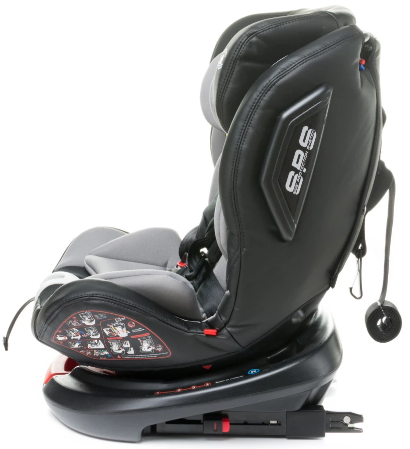 4Baby Roto-Fix Black 360º 0-36 Kg Isofix Autostoel 6 4Baby Roto-Fix Black 360º 0-36 Kg Isofix Autostoel - Afbeelding 6