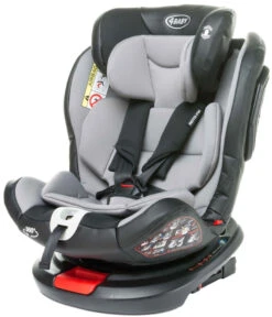 4Baby Roto-Fix Light Grey 360º 0-36 Kg Isofix Autostoel -Kinderwagen Winkel 4baby roto fix light grey 360 0 36 kg isofix autostoel