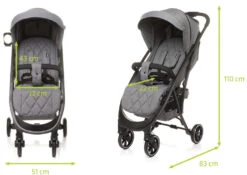 4Baby Smart 2.0 Grey Wandelwagen Incl. Beenkap -Kinderwagen Winkel 4baby smart 2.0 grey wandelwagen incl. beenkap 10