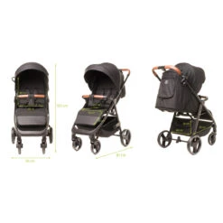 4Baby Stinger XXIII Black Wandelwagen -Kinderwagen Winkel 4baby stinger xxiii black wandelwagen 12