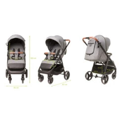 4Baby Stinger XXIII Melange Grey Wandelwagen -Kinderwagen Winkel 4baby stinger xxiii melange grey wandelwagen 12