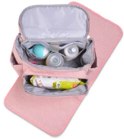 Cangaroo Megan Pink Rugzak Luiertas 6974 -Kinderwagen Winkel Cangaroo Megan Pink Rugzak Luiertas 6974 4