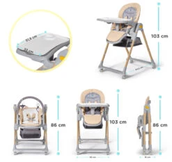 Kinderkraft Lastree Pink Kinderstoel KHLAST00PNK0000 -Kinderwagen Winkel Kinderkraft Lastree Wood Kinderstoel KHLAST00BEGW000 13