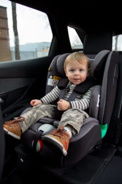 Ding York Grey Leather I-Size Autostoel 9-36 Kg K63 -Kinderwagen Winkel ML Ding York 10 3 1