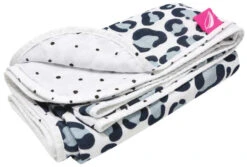 Motherhood Ocelot Dark Blue Dubbellaags Hydrofiel 95 X 110 Cm Wiegdeken 056 166 -Kinderwagen Winkel Motherhood Ocelot Dark Blue Dubbellaags Hydrofiel 95 x 110 cm Wiegdeken 056 166 5
