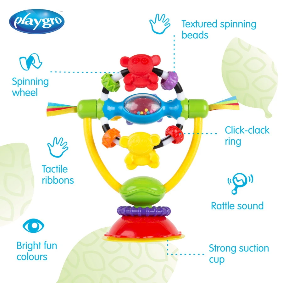 Playgro High Chair Spinning Toy P0182212 4 Playgro High Chair Spinning Toy P0182212 - Afbeelding 4