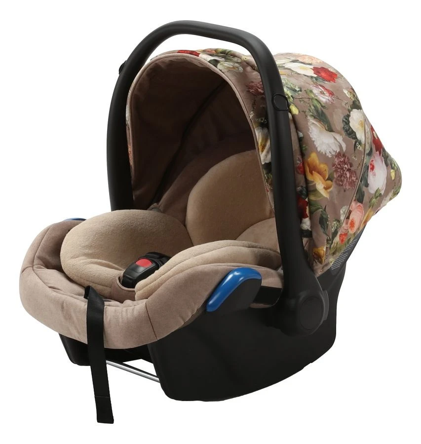 Adamex Flowers Beige 0-13 Kg Autostoel FL-5 2 Adamex Flowers Beige 0-13 Kg Autostoel FL-5 - Afbeelding 2