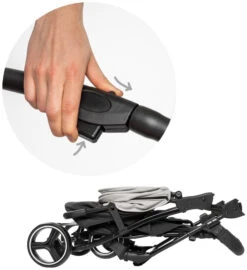 Babygo Basket Dark Grey Melange Wandelwagen Incl. Autostoel 64011 18 Babygo Basket Dark Grey Melange Wandelwagen Incl. Autostoel 64011 -Kinderwagen Winkel babygo basket dark grey melange wandelwagen 6401 4