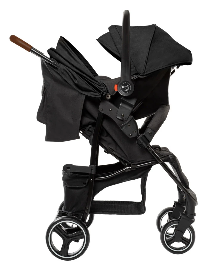 Babygo Basket Dark Grey Melange Wandelwagen Incl. Autostoel 64011 5 Babygo Basket Dark Grey Melange Wandelwagen Incl. Autostoel 64011 - Afbeelding 5
