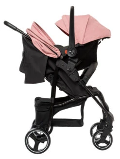 Babygo Basket Pink Melange Wandelwagen Incl. Autostoel 64013 15 Babygo Basket Pink Melange Wandelwagen Incl. Autostoel 64013 -Kinderwagen Winkel babygo basket pink melange wandelwagen incl. autostoel 64013 2
