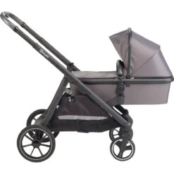 Babygo Duo Ultra Grey Tandem Kinderwagen Incl. 2 Autostoelen En 2 Ultrabase 780001 -Kinderwagen Winkel babygo duo grey tandem kinderwagen 7801 2 2