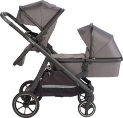 Babygo Duo Grey Tandem Kinderwagen 7801 -Kinderwagen Winkel babygo duo grey tandem kinderwagen 7801 3 1
