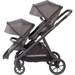 Babygo Duo Ultra Grey Tandem Kinderwagen Incl. 2 Autostoelen En 2 Ultrabase 780001 -Kinderwagen Winkel babygo duo grey tandem kinderwagen 7801 7 2
