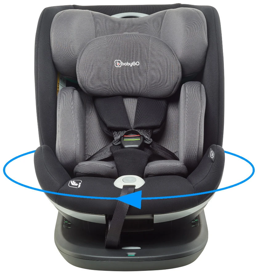 Babygo Grow Up Black I-Size 360° Autostoel 0-36 Kg 2801 1 Babygo Grow Up Black I-Size 360° Autostoel 0-36 Kg 2801