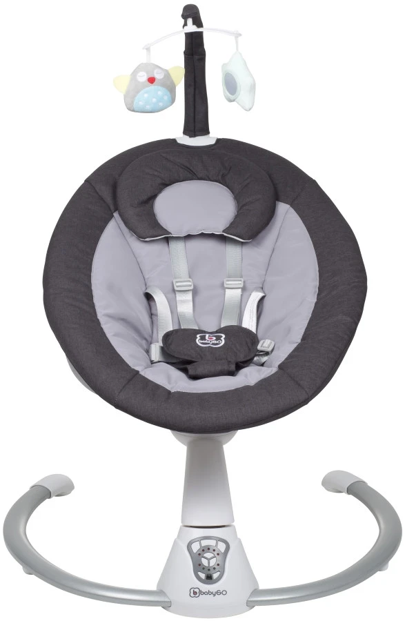 Babygo Homey Set Black/Nature Babyschommel En Kinderstoel 19011 8 Babygo Homey Set Black/Nature Babyschommel En Kinderstoel 19011 - Afbeelding 8