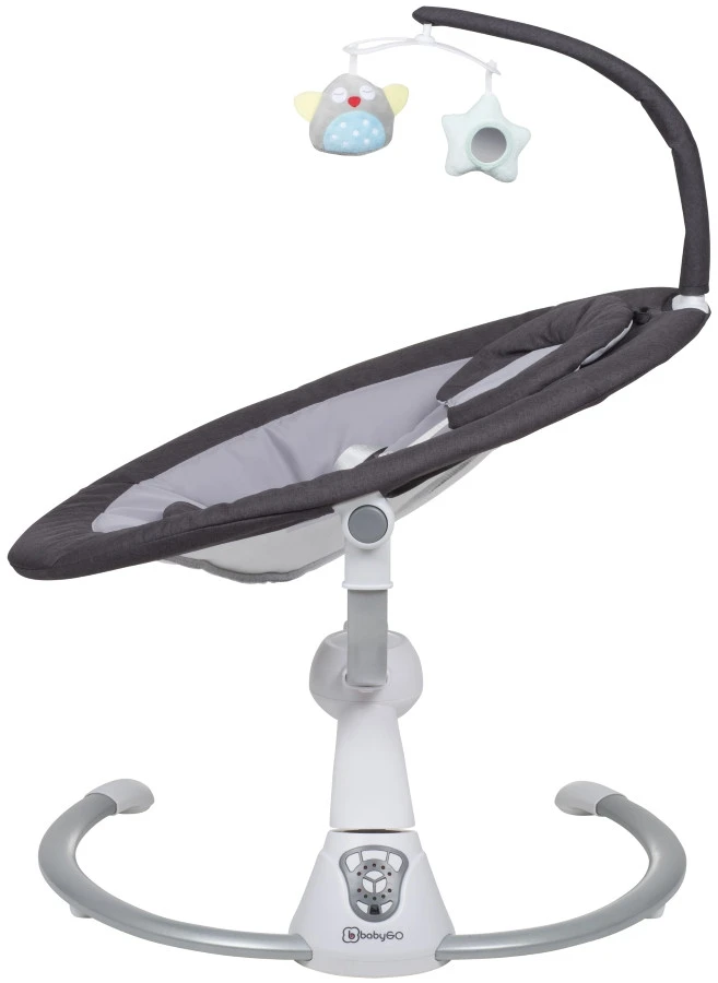 Babygo Homey Set Black/White Babyschommel En Kinderstoel 19014 6 Babygo Homey Set Black/White Babyschommel En Kinderstoel 19014 - Afbeelding 6