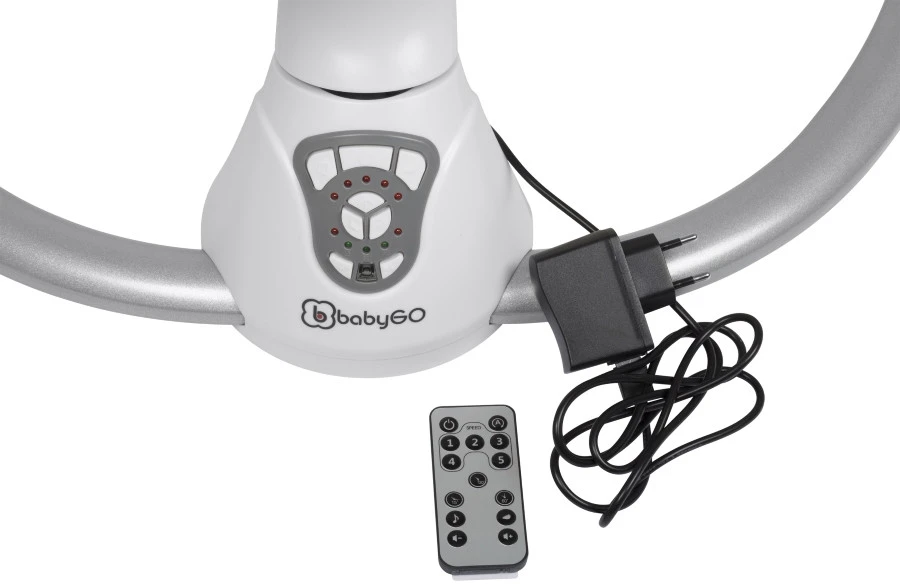 Babygo Homey Set Black/White Babyschommel En Kinderstoel 19014 13 Babygo Homey Set Black/White Babyschommel En Kinderstoel 19014 - Afbeelding 13