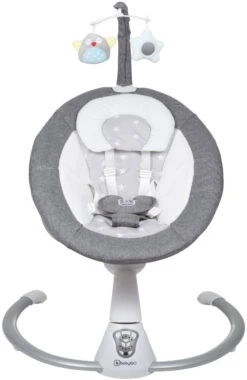 Babygo Homey Set Grey Babyschommel En Kinderstoel 19022 -Kinderwagen Winkel babygo homey grey swing babyschommel 109 2 1 1 1