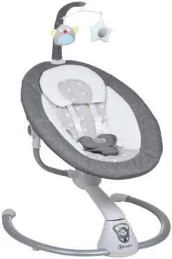 Babygo Homey Set Grey/Nature Babyschommel En Kinderstoel 19021 -Kinderwagen Winkel babygo homey grey swing babyschommel 109 2 2 1