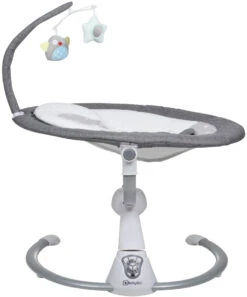 Babygo Homey Set Grey/Nature Babyschommel En Kinderstoel 19021 -Kinderwagen Winkel babygo homey grey swing babyschommel 109 2 4 1