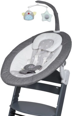 Babygo Homey Set Grey Babyschommel En Kinderstoel 19022 -Kinderwagen Winkel babygo homey set grey babyschommel en kinderstoel 19022 3