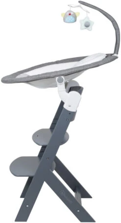 Babygo Homey Set Grey Babyschommel En Kinderstoel 19022 -Kinderwagen Winkel babygo homey set grey babyschommel en kinderstoel 19022 5