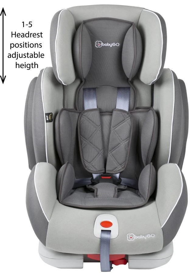 Babygo Sira Grijs Isofix Autostoel 9-36 Kg 3752 12 Babygo Sira Grijs Isofix Autostoel 9-36 Kg 3752 - Afbeelding 12