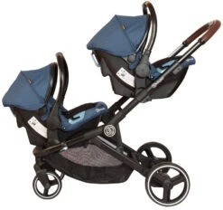 Babygo Twinner Blue Tandem Duowagen Incl. 2 Autostoelen -Kinderwagen Winkel babygo twinner blue tandem duowagen 7502 2 1