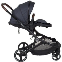 Babygo Twinner Grey Tandem Duowagen Incl. 2 Autostoelen -Kinderwagen Winkel babygo twinner tandem duowagen 14 2 2