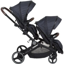 Babygo Twinner Grey Tandem Duowagen Incl. 2 Autostoelen -Kinderwagen Winkel babygo twinner tandem duowagen 20 2 1