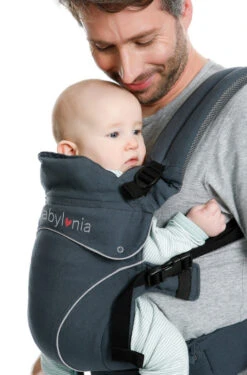 Babylonia Flexia Sepia Draagzak BDDFLEX_1_502 -Kinderwagen Winkel babylonia flexia deep grey draagzak 2 1