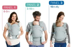 Babylonia Flexia Sepia Draagzak BDDFLEX_1_502 -Kinderwagen Winkel babylonia flexia pine green draagzak 8 1 1