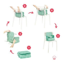 Badabulle Beer 2-in-1 Booster Stoelverhoger En Tas B009409 -Kinderwagen Winkel badabulle beer 2 in 1 stoelverhoger en tas b009409 2 1