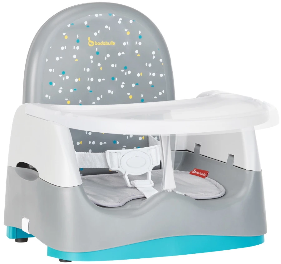 Badabulle Home & Go Grey Booster Stoelverhoger B009011 1 Badabulle Home & Go Grey Booster Stoelverhoger B009011