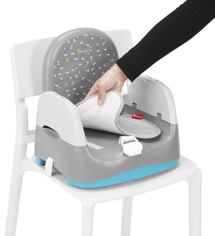 Badabulle Home & Go Grey Booster Stoelverhoger B009011 7 Badabulle Home & Go Grey Booster Stoelverhoger B009011 - Afbeelding 7