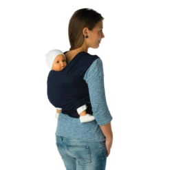 Babylonia Tricot-Slen Organic Sierra Brown Draagdoek BDDTS_1_903 -Kinderwagen Winkel bddts position 03 lr