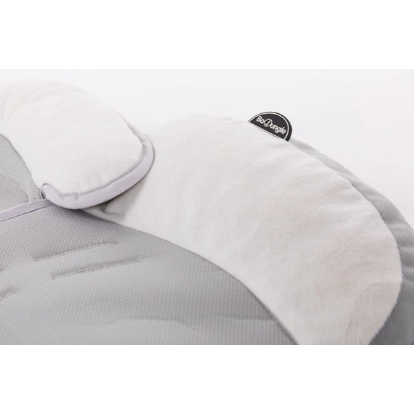 Bo Jungle B-Snooze Wit/Grijs 3-in-1 Universeel Kussen B180500 5 Bo Jungle B-Snooze Wit/Grijs 3-in-1 Universeel Kussen B180500 - Afbeelding 5