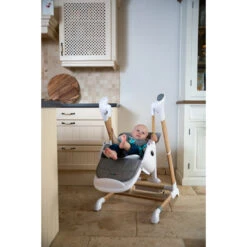 Bo Jungle B-Swinging Pure White Kinderstoel En Babyswing B720110 -Kinderwagen Winkel bo jungle b swinging pure white kinderstoel en babyswing b720110 24