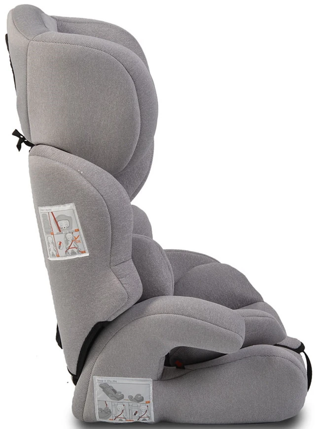 Cangaroo Deluxe Light Grey 9-36 Kg Autostoel 0168 2 Cangaroo Deluxe Light Grey 9-36 Kg Autostoel 0168 - Afbeelding 2