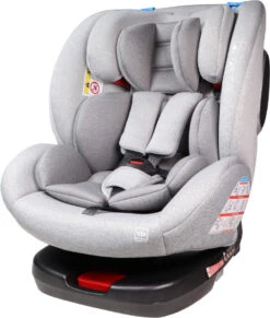 Ding Cruz Light Grey 360° Isofix Autostoel 0-36kg DI-101921 -Kinderwagen Winkel di 101921 ding cruz light grey