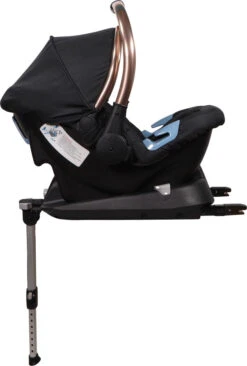 Ding Fenix Black/Rose Autostoel 0-13kg -Kinderwagen Winkel ding amigo rosegoud autostoel4 1
