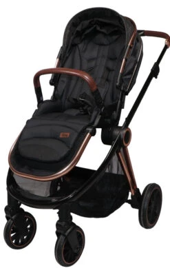 Ding Fenix Black/Rose Kinderwagen DI-191702 -Kinderwagen Winkel ding fenix rose kinderwagen1