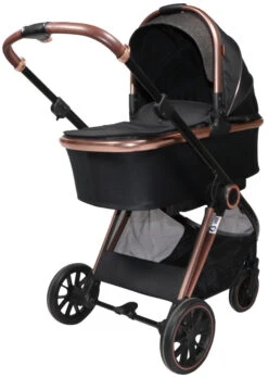 Ding Fenix Black/Rose Kinderwagen DI-191702 -Kinderwagen Winkel ding fenix rose kinderwagen8