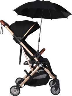 Ding Zwart UV Buggy Parasol DI-252421 -Kinderwagen Winkel ding zwart uv buggy parasol di 252421 3 1