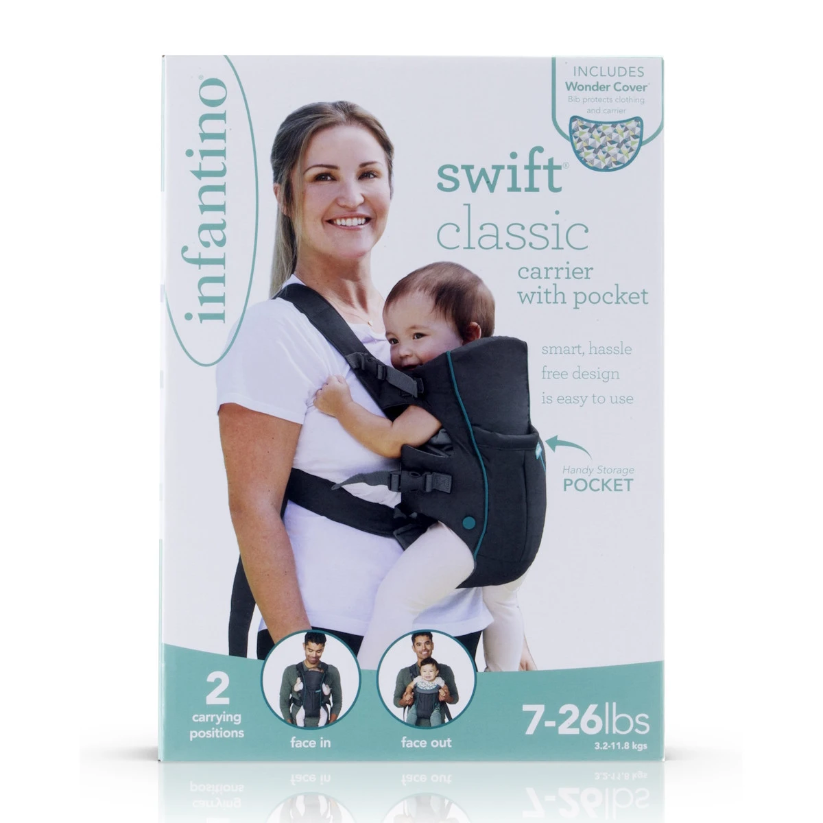 Infantino Swift Classic Grey Draagzak BK-300105 13 Infantino Swift Classic Grey Draagzak BK-300105 - Afbeelding 13