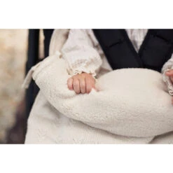 Jollein Grain Knit Oatmeal 3/5 Punts 0-9 Maanden Autostoel Voetenzak 025-811-67047 -Kinderwagen Winkel jollein grain knit oatmeal 0 9 maanden autostoel voetenzak 025 811 67047 2