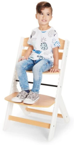 Kinderkraft Enock Wit Meegroei Kinderstoel KKKENOCWHTF000 -Kinderwagen Winkel kinderkraft enock wit meegroei kinderstoel kkkenocnat0000 6