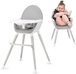 Kinderkraft Fini Grey Leg 2-in-1 Kinderstoel KKKFINIGRYLEG0 -Kinderwagen Winkel kinderkraft fini grey leg kinderstoel kkkfinigryleg0 6