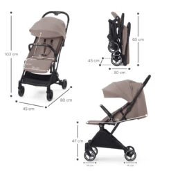 Kinderkraft Indy 2 Calm Beige Wandelwagen KSINDY00BEG0000 -Kinderwagen Winkel kinderkraft indy 2 calm beige wandelwagen ksindy00beg0000 7